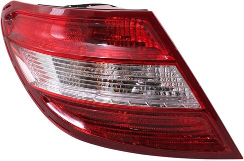 Garage-Pro Tail Light SET Compatible with Mercedes Benz C230 2008-2009, C250 2010-2011, C300 2008-2011, C350 For Models Without Curve Lighting Halogen With bulb(s) Driver and Passenger Side in Saudi Arabia