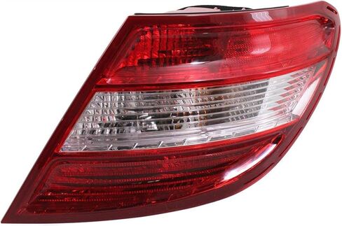Garage-Pro Tail Light SET Compatible with Mercedes Benz C230 2008-2009, C250 2010-2011, C300 2008-2011, C350 For Models Without Curve Lighting Halogen With bulb(s) Driver and Passenger Side in Saudi Arabia