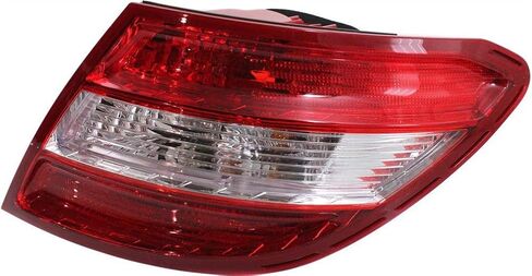 Garage-Pro Tail Light SET Compatible with Mercedes Benz C230 2008-2009, C250 2010-2011, C300 2008-2011, C350 For Models Without Curve Lighting Halogen With bulb(s) Driver and Passenger Side in Saudi Arabia