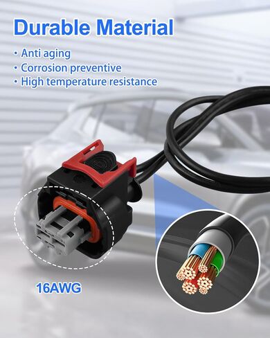 8PCS Injector Pigtail Connector PT3739 Fit for Chevy GM Vehicles 2017-2024, Multi-Purpose Pigtail Kit Fit for Duramax L5P Engine V8 6.6L Replace 19368140 1936-8140 in Saudi Arabia