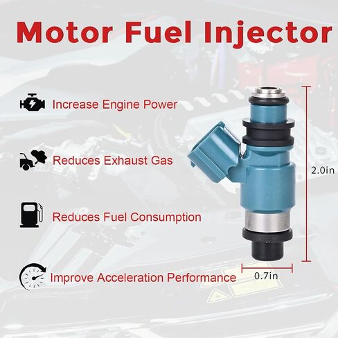 RLP Fuel Injectors IJ105/3 Compatible with Honda TRX420FM TRX420FPM Rancher 420 4X4 2007 2008 2009 2010 2011 2012 2013 in Saudi Arabia