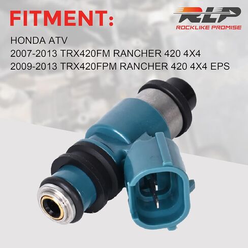 RLP Fuel Injectors IJ105/3 Compatible with Honda TRX420FM TRX420FPM Rancher 420 4X4 2007 2008 2009 2010 2011 2012 2013 in Saudi Arabia