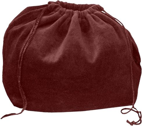 حقيبة جرة حرق الجثث السوداء الكبيرة - حقيبة قطنية مخملية للجرة - حجم كبير 9 "L x 6" W × 16 "H - رائع لعقد حيوان أليف أو جرة بشرية تبلغ 14" H أو أصغر in Kuwait