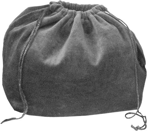 حقيبة جرة حرق الجثث السوداء الكبيرة - حقيبة قطنية مخملية للجرة - حجم كبير 9 "L x 6" W × 16 "H - رائع لعقد حيوان أليف أو جرة بشرية تبلغ 14" H أو أصغر in Kuwait