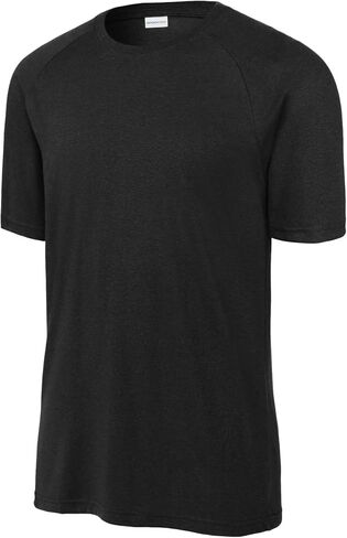 SPORT-TEK Unisex Halftime Raglan Tee | Athletic Fit T-Shirt for Men & Women, Workout, Lightweight Gym Top in Saudi Arabia