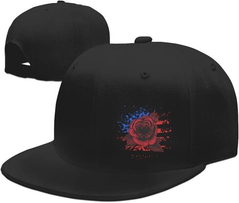 America Flag Albania Albanian Rose Dad Hat Baseball Cap Adjustable Snapback Hip Hop Baseball Cap Trucker's Hat Black in Saudi Arabia