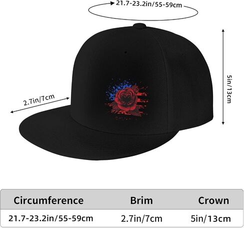 America Flag Albania Albanian Rose Dad Hat Baseball Cap Adjustable Snapback Hip Hop Baseball Cap Trucker's Hat Black in Saudi Arabia