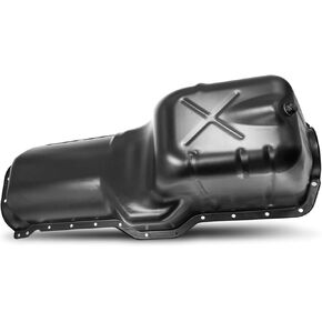 PartsFlow 264-239 Engine Oil Pan with Drain Plug Oil Pans Sump Compatible with Jeep Grand Cherokee Wrangler 1999-2006 L6 4.0L Replace 53010340 in Saudi Arabia