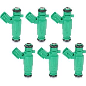 JDMON Fuel Injectors Compatible with Kia Sedona 2011 2012 2014 Kia Sorento 2011 2012 2013 Hyundai Santa Fe 2010 2011 2012 Replacement for FJ1106 84212386 353103C400-6pcs in Saudi Arabia