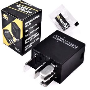 HD Switch 12V 30A Waterproof Relay Replaces Cub Cadet Series 1500 SLT1550 SLT1554 Tractor XT1-LT42 and XT1-LT46 Zero Turns - Dielectric Grease Incuded in Kuwait