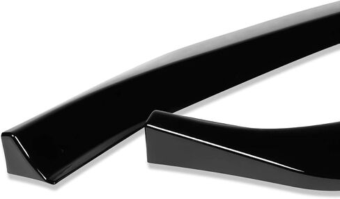 DNA Motoring 3PCS Lip الأمامي المصد مع مثبتات رأسية متوافقة مع 18-21 VW Golf باستثناء GTI/R/R-Line ، Black Black ، 2-PU-518-PBK in Kuwait