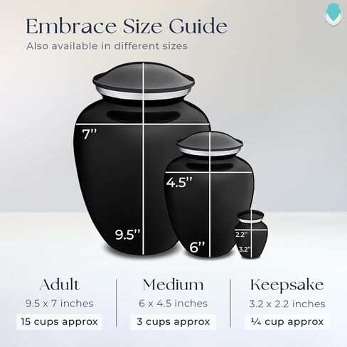 Geturns Embrace Adult Personalized Celtic Cross Cremation Urns for Human Ashes I Large Green Funeral Urn for Men and Women I 200 lbs in Saudi Arabia
