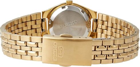 سيكو للسيدات SYMK38 SEIKO 5 أسود/ذهبي من الفولاذ المقاوم للصدأ in Saudi Arabia