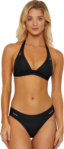Women's Belmore Beaded Halter Bikini Top, Adjustable, Tie Back, Swimwear Separates in Kuwait