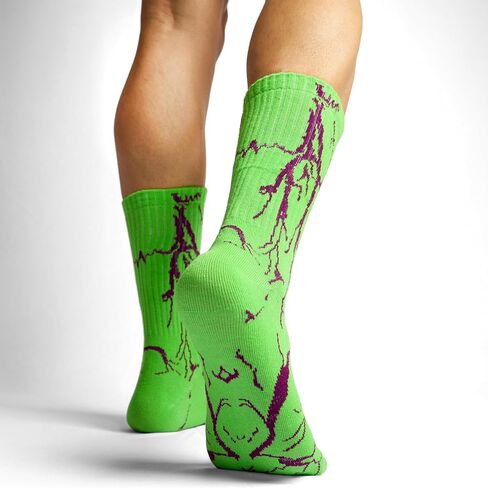 Pure Cottn 5 Pair Socks Soft Fabric, Unique Pattern, High Ankle, Full-Length Comfortable For Men & Women Stretchable Free Size Anti Odur Sweat Free Anti Slip in Saudi Arabia