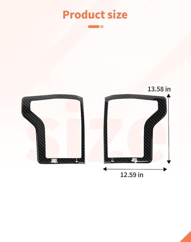Side Tail Light Housing Cover (Left & Right) Compatible with Ford F150 2015 2016 2017 2018 2019 2020,ABS Bright Tail Light Covers Trim Panel 2 PCS Chrome in Saudi Arabia