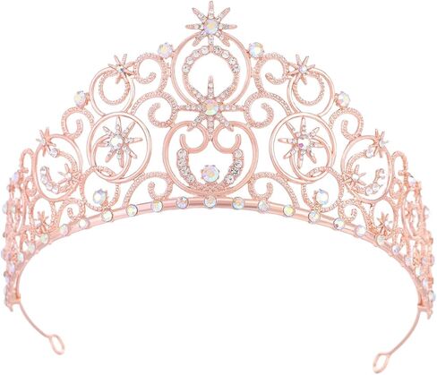 Tiaras and Crowns for Women Glinda Bubble Crown Crystal Queen Crown princess headbands for Wedding Prom Birthday Halloween Christmas Party Costume in Kuwait