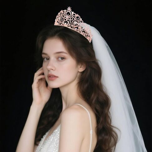 Tiaras and Crowns for Women Glinda Bubble Crown Crystal Queen Crown princess headbands for Wedding Prom Birthday Halloween Christmas Party Costume in Kuwait