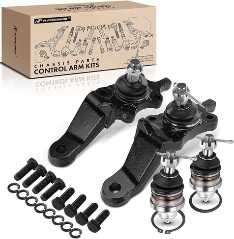 A-Premium Set of 4, Front Upper & Lower Ball Joints Kit, Compatible with Toyota Tundra 2000-2002, 4Runner 1996-2002, Sequoia 2001-2002 in Saudi Arabia
