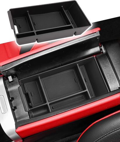 CDEFG for Mercedes Benz C Class 2022-2025 Accessories Center Console Organizer Tray C Class C 300 AMG C43 C63 W206 Armrest Storage Middle Console Insert 2022 2023 2024 2025 in Saudi Arabia