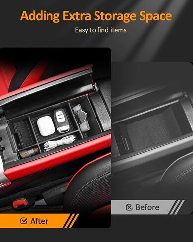 CDEFG for Mercedes Benz C Class 2022-2025 Accessories Center Console Organizer Tray C Class C 300 AMG C43 C63 W206 Armrest Storage Middle Console Insert 2022 2023 2024 2025 in Saudi Arabia