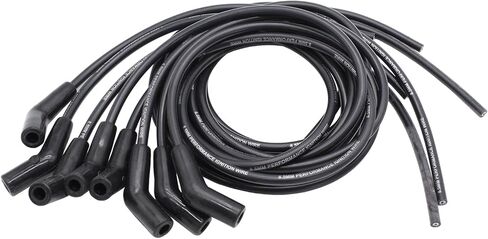 أسلاك شرارة الأزرق 8.5mm inwards Universal 135/45 درجة Hei Sclow Sluge متوافقة مع Chevy Ford Mopar BBC in Kuwait