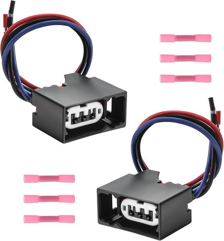 2PCS Turn Signal Lights Connector Pigtail Wire Harness Compatible with Dodge Ram 1500 2009-2010 Rear Part Number 55277414AA in Saudi Arabia