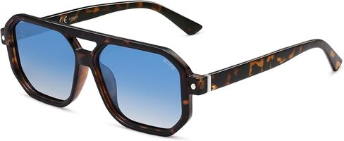 SOJOS RETRO RETRO SPOPER SPIPER نظارات شمسية للنساء الرجال خمر 70S UV400 حماية الظل SJ2609 in Kuwait