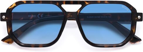 SOJOS RETRO RETRO SPOPER SPIPER نظارات شمسية للنساء الرجال خمر 70S UV400 حماية الظل SJ2609 in Kuwait