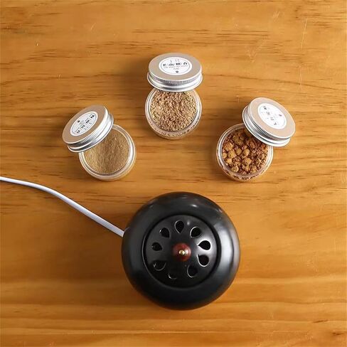 Electric Resin Burner with Timing,Ceramic Electric Incense Burner,Bakhoor Burner Censer 110 V for Home Porch,Patio,Garden,Office,Yoga, Living Room, Meditation Room (Black) in Kuwait