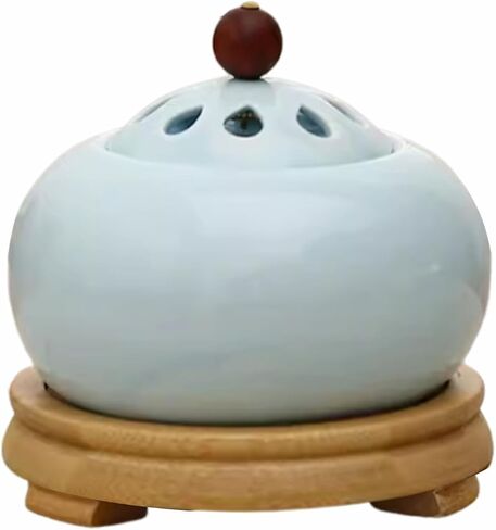 Electric Resin Burner with Timing,Ceramic Electric Incense Burner,Bakhoor Burner Censer 110 V for Home Porch,Patio,Garden,Office,Yoga, Living Room, Meditation Room (Black) in Kuwait