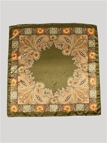 Floerns Women's Paisley Print Headscarf Square Hair Scarf Silk Satin Bandana in Saudi Arabia