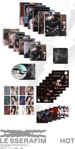 LE SSERAFIM HOT 5th Mini Album (Compact Ver. - KIM CHAEWON Ver.) in Saudi Arabia