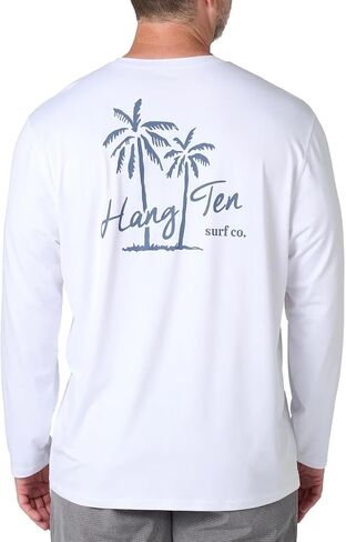 Hang Ten Men's Rashguards - Switchfoot in Blue, Large in Saudi Arabia