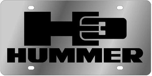 Eurosport Daytona- متوافق مع- H3 Hummer Logo- لوحة ترخيص الفولاذ المقاوم للصدأ in Saudi Arabia