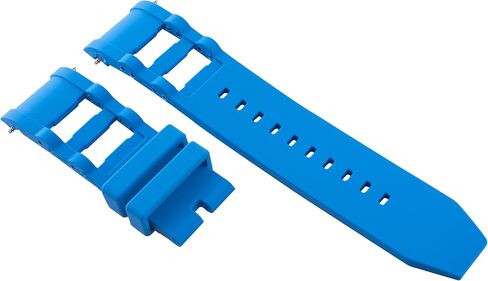 Ewatchparts 26mm Rubber Watch Band Strap Compatible With Invicta Russian Diver 1089 1201 1805 3469 Blue in Saudi Arabia
