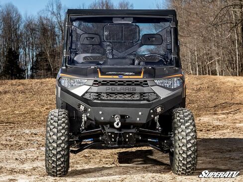 SuperATV Polaris Ranger XP 570 Scratch Resistant Vented Full Windshield | Preinstalled Bulb Seal in Saudi Arabia