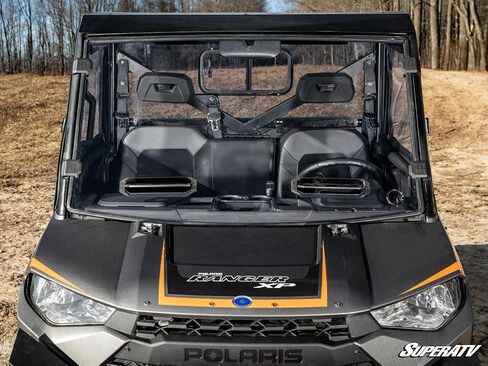 SuperATV Polaris Ranger XP 570 Scratch Resistant Vented Full Windshield | Preinstalled Bulb Seal in Saudi Arabia