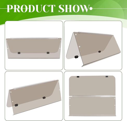 HECASA Front Windshield Compatible with 1995-2003 Yamaha G14 G16 G19 Gas and Electric Golf Cart Fold Down Clear Windscreen in Saudi Arabia