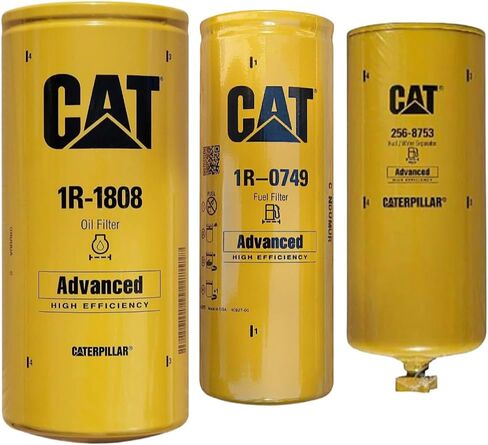 1R-1808 1R-0749 256-8753 Filter Kit Compatible with Caterpillar Cat Engine Fits Most 3406, C10, C11, C12, C13, C15, C16 in Saudi Arabia
