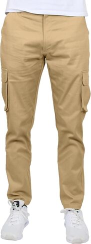 Galaxy by Harvic 3-Pack Men's Super Stretch Slim Fitting Chino Pants (Sizes, 30-42) in Saudi Arabia
