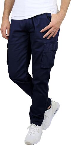 Galaxy by Harvic 3-Pack Men's Super Stretch Slim Fitting Chino Pants (Sizes, 30-42) in Saudi Arabia
