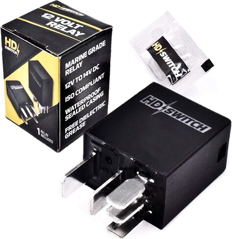 HD Switch 12V 30A Waterproof Relay Replaces Cub Cadet Series 1500 SLT1550 SLT1554 Tractor XT1-LT42 and XT1-LT46 Zero Turns - Dielectric Grease Incuded in Saudi Arabia