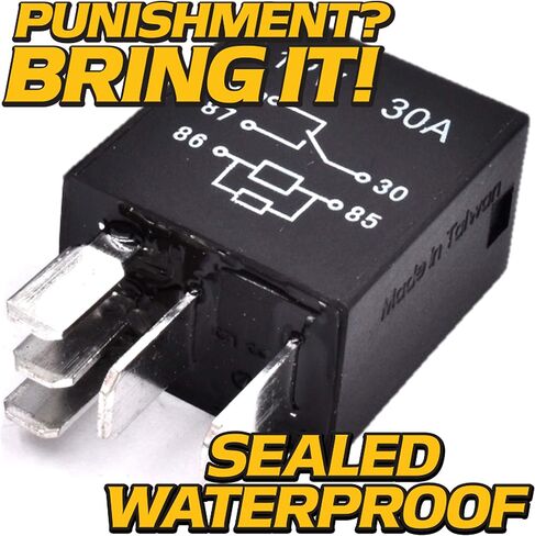 HD Switch 12V 30A Waterproof Relay Replaces Cub Cadet Series 1500 SLT1550 SLT1554 Tractor XT1-LT42 and XT1-LT46 Zero Turns - Dielectric Grease Incuded in Saudi Arabia