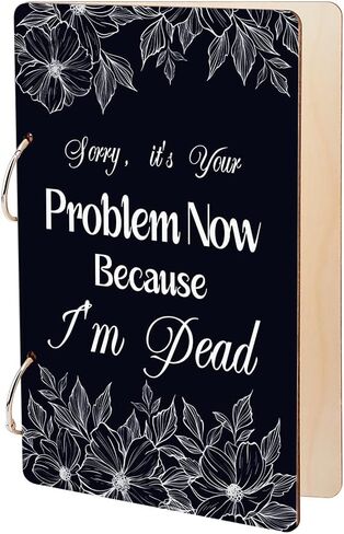 SUPERDANT Teal Gold Marble Greeting Card Organizer Planning Book Binder Card Keeper Birthday Cards Holder Wooden Keeper Binder Photo Album 2-Rings Cover Keepsake for Birthday Wedding Holiday Gifts in Kuwait