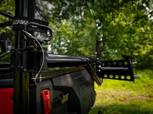 SuperAtv UTV Park Tyre Carrier متوافق مع 2016+ Honda Pioneer 1000-5/1000-5 Deluxe ، 2017+ 1000-5 Limited Edition ، بدون حفر أو لحام ، إطارات (ما يصل إلى 70 رطلاً) ، انظر Fitment ، USA Made in Kuwait