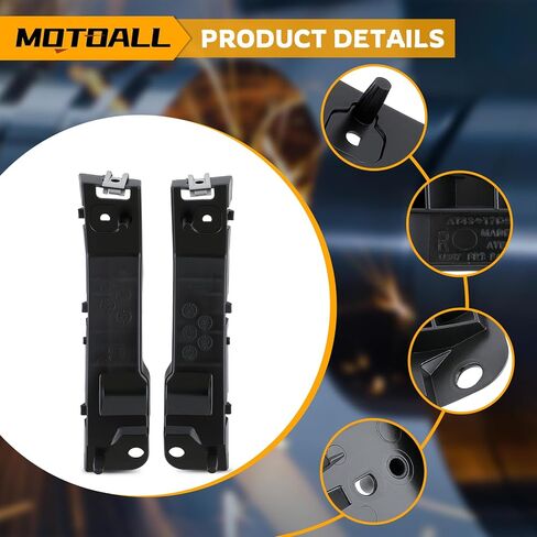 Motoall Pair Bumper Bracket Bracket Retainer 7T4Z17E814A FIT for Ford Edge 2007-2010 يحل محل 7T4Z17E814B in Saudi Arabia