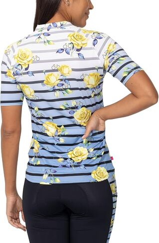 Terry Soleil Short Sleeve Bike Jersey, Women's UPF 50+ Sun Protection, Athletic Fit, Cycling Top in Saudi Arabia