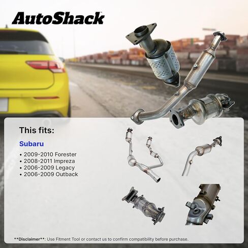 Autoshack REAL CANDERTER CONTALTER BESTALITION FIT 2005-2009 Subaru Legacy 2006-2009 Outback 2008-2011 Impreza 2009-2010 Forester 2.5L AWD (EPA Compliant) EMCC65587 in Saudi Arabia