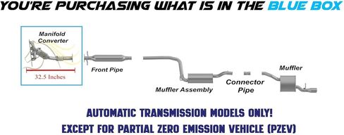 Northeastern Exhaust | Stainless Steel EPA-Approves Manifold Catalytic Compatible for Ford Focus 2009-2010 2.0L | Free Gaskets and Bolts & Nuts Included | Automotive Replacement Part in Saudi Arabia